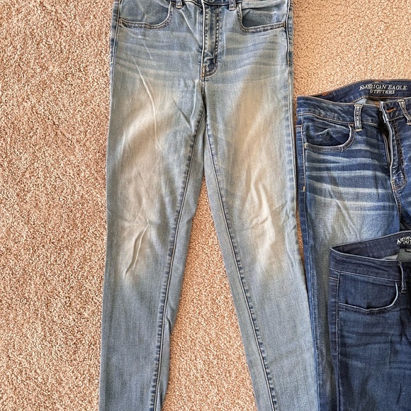 American Eagle/Abercrombie Jeans Mid Rise, Bundle Size 6 - Picture 2 of 6